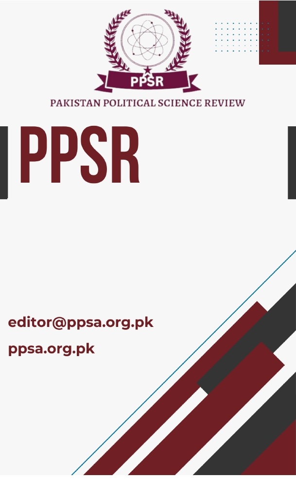 					View Vol. 2 No. 2 (2023): Pakistan Political Science Review (PPSR)
				